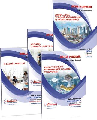 AÖF İş Sağlığı ve Güvenliği 2. Sınıf 4. Yarıyıl Bahar Dönemi Tam Set 2023 Yeni İlkumut Yayınları