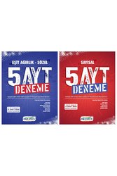 Okyanus Yayınları - AYT 2023 Sayısal - Eşit Ağırlık 5'li Deneme Seti Okyanus Yayınları