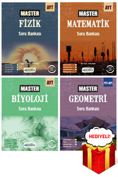 Okyanus Yayınları - AYT Fizik Biyoloji Matematik Geometri Master Soru Bankası Seti Okyanus Yayınları