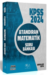 CBA Yayınları - CBA Yayınları 2024 KPSS Matematik Atandıran Soru Bankası Çözümlü CBA Yayınları