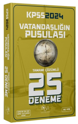 CBA Yayınları - CBA Yayınları 2024 KPSS Vatandaşlık Vatandaşlığın Pusulası 25 Deneme Çözümlü - Ali Koç CBA Yayınları