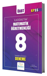 CBA Yayınları - CBA Yayınları ÖABT İlköğretim Matematik Öğretmenliği 8 Deneme Çözümlü - Danyal Soybaş CBA Yayınları