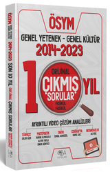 CBA Yayınları - CBA Yayınları KPSS Genel Yetenek Genel Kültür Orijinal Son 10 Yıl Çıkmış Sorular 2014-2023 Video Çözümlü CBA Yayınları
