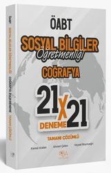 CBA Yayınları - CBA Yayınları ÖABT Sosyal Bilgiler Coğrafya 21x21 Deneme Çözümlü CBA Yayınları