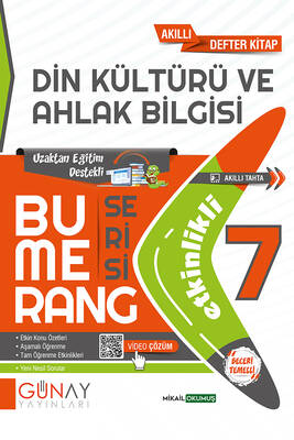 Günay Yayınları 7. Sınıf Bumerang Din Kültürü ve Ahlak Bilgisi Soru Bankası