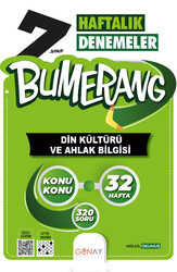 Günay Yayınları 7. Sınıf Bumerang Haftalık Din Kültürü ve Ahlak Bilgisi Denemeleri - Thumbnail