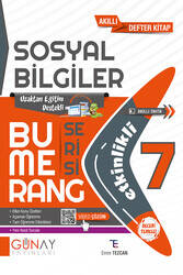 Günay Yayınları 7. Sınıf Bumerang Sosyal Bilgiler Defter Kitap