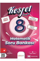 Günay Yayınları 8. Sınıf Keşfet Matematik Soru Bankası - Thumbnail