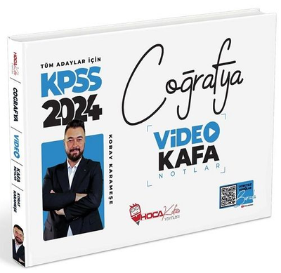 Hoca Kafası 2024 KPSS Coğrafya Video Kafa Notlar - Koray Karameşe Hoca Kafası Yayınları