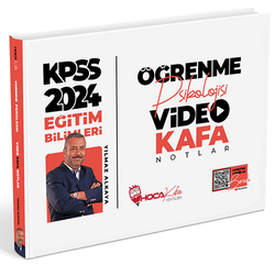 Hoca Kafası Yayınları - Hoca Kafası 2024 KPSS Eğitim Bilimleri Öğrenme Psikolojisi Video Kafa Notlar - Yılmaz Alkaya Hoca Kafası Yayınları