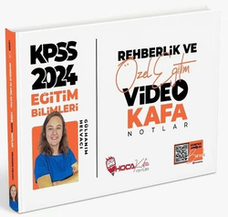 Hoca Kafası Yayınları - Hoca Kafası 2024 KPSS Eğitim Bilimleri Rehberlik ve Özel Eğitim Video Kafa Notlar - Gülhanım Helvacı Hoca Kafası Yayınları