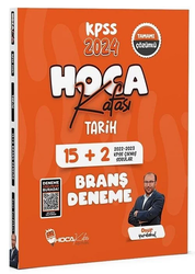 Hoca Kafası Yayınları - Hoca Kafası 2024 KPSS Tarih 15+2 Deneme Çözümlü - Onur Yurdakul Hoca Kafası Yayınları