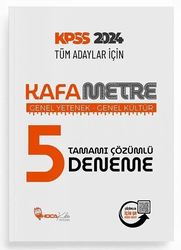 Hoca Kafası Yayınları - Hoca Kafası 2024 KPSS Genel Yetenek Genel Kültür KAFAMETRE 5 Deneme QR Çözümlü Hoca Kafası Yayınları