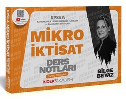 İndeks Akademi Yayıncılık - İndeks Akademi 2024 KPSS A Grubu Mikro İktisat Video Ders Notları - Bilge Beyaz İndeks Akademi Yayıncılık