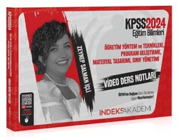 İndeks Akademi Yayıncılık - İndeks Akademi 2024 KPSS Eğitim Bilimleri Öğretim Yöntem ve Teknikleri, Program Geliştirme Video Ders Notları - Zeynep Salman İçli İndeks Akademi Yayıncılık