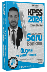 İndeks Akademi Yayıncılık - İndeks Akademi 2024 KPSS Eğitim Bilimleri Ölçme ve Değerlendirme Soru Bankası Çözümlü - Emre Korcan Demir İndeks Akademi Yayıncılık