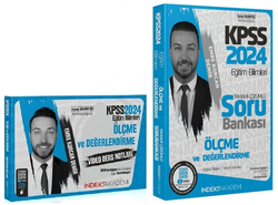 İndeks Akademi Yayıncılık - İndeks Akademi 2024 KPSS Eğitim Bilimleri Ölçme ve Değerlendirme Video Ders Notları + Soru 2 li Set - Emre Korcan Demir İndeks Akademi Yayıncılık