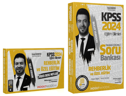 İndeks Akademi Yayıncılık - İndeks Akademi 2024 KPSS Eğitim Bilimleri Rehberlik ve Özel Eğitim Video Ders Notları + Soru 2 li Set - Bulut Vurdum İndeks Akademi Yayıncılık