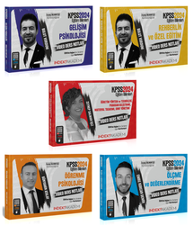 İndeks Akademi Yayıncılık - İndeks Akademi 2024 KPSS Eğitim Bilimleri Video Ders Notları 5 li Set İndeks Akademi Yayıncılık