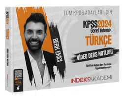 İndeks Akademi Yayıncılık - İndeks Akademi 2024 KPSS Türkçe Video Ders Notları - Berk Ekici İndeks Akademi Yayıncılık