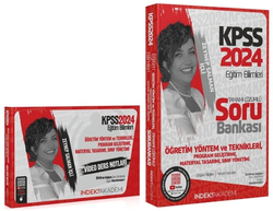 İndeks Akademi Yayıncılık - İndeks Akademi 2024 KPSS Eğitim Bilimleri Öğretim Yöntem ve Teknikleri, Program Geliştirme Video Ders Notları+ Soru 2 li Set - Zeynep Salman İçli İndeks Akademi Yayıncılık