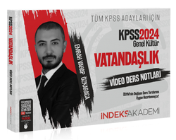 İndeks Akademi Yayıncılık - İndeks Akademi 2024 KPSS Vatandaşlık Video Ders Notları - Emrah Vahap Özkaraca İndeks Akademi Yayıncılık