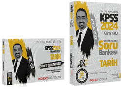 İndeks Akademi Yayıncılık - İndeks Akademi 2024 KPSS Tarih Video Ders Notları + Soru 2 li Set - Aydın Yüce İndeks Akademi Yayıncılık