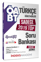 İndeks Akademi Yayıncılık - İndeks Akademi ÖABT Türkçe Öğretmenliği Sadece 2019 TÖP Soru Bankası Çözümlü - Murat Koç İndeks Akademi Yayıncılık
