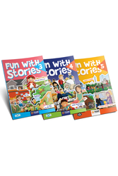 Team Elt Publishing - İngilizce Hikaye Kitabı Seti 3 Kitap Fun With Stories Level 3-4-5 Team ELT Publishing