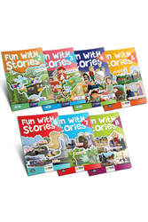 Team Elt Publishing - İngilizce Hikaye Kitabı Seti 7 Kitap Fun With Stories Level 2-3-4-5-6-7-8 Full Team ELT Publishing