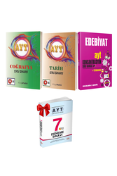 Kitap Vadisi Yayınları - Kitap Vadisi AYT Sözel Coğrafya Edebiyat Tarih Soru Bankası Seti Deneme Hediyeli