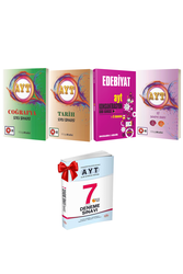 Kitap Vadisi Yayınları - Kitap Vadisi AYT Sözel Coğrafya Edebiyat Tarih Soru Bankası ve AYT Deneme Seti Deneme Hediyeli