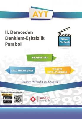 Sonuç Yayınları II.Derece Denklemler Eşitsizlik-Parabol