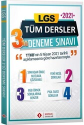 Sonuç Yayınları - Sonuç Yayınları LGS Tüm Dersler 3 Lü Deneme 2021-2022