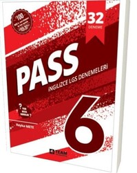 Team ELT Publishing - Team ELT Publishing Pass 6 - 32 Adet Yeni Nesil LGS Deneme Sınavı