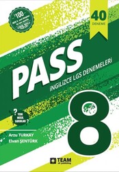 Team ELT Publishing - Team ELT Publishing Pass 8 - 40 Adet Yeni Nesil LGS Deneme Sınavı
