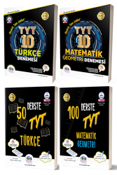 Eis Yayınları - TYT 100 + 50 Derste Matematik-Geometri Türkçe ve Mat-Geo Türkçe 10'lu Branş Denemeleri Eis Yayınları