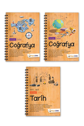 Hiper Zeka Yayınları - TYT-AYT Coğrafya ve Tarih İçi Dolu Defter Seti Hiper Zeka