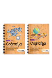 Hiper Zeka Yayınları - TYT Coğrafya ve AYT Coğrafya İçi Dolu Defter Seti Hiper Zeka