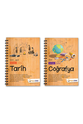 Hiper Zeka Yayınları - TYT Coğrafya ve TYT AYT Tarih İçi Dolu Defter Seti Hiper Zeka