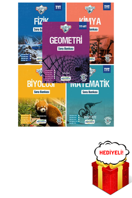 TYT Fizik Kimya Biyoloji Matematik Geometri İceberg Soru Bankası Sayısal Seti Okyanus Yayınları
