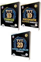 Eis Yayınları - TYT Matematik-Geometri Türkçe Sosyal Bilimler Branş Denemeleri Seti Eis Yayınları