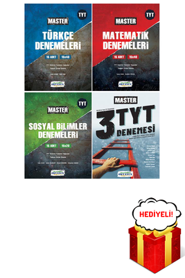 TYT Türkçe Matematik Sosyal Bilimler ve Genel Master 15'li Branş Denemeleri Seti Okyanus Yayınları