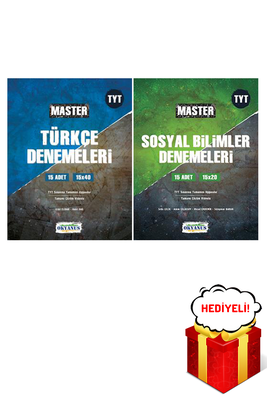 TYT Türkçe Sosyal Bilimler Master 15'li Branş Denemeleri Seti Okyanus Yayınları